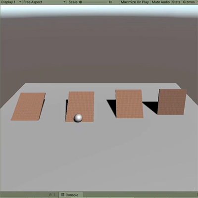 Instagram post from February 28, 2021, showing movement testing in Unity.